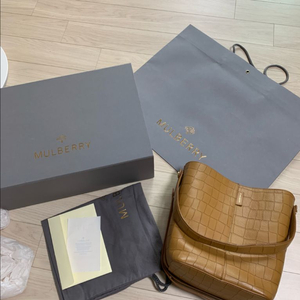 멀버리 크로커다일 버킷백