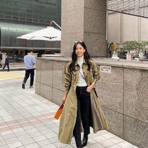 슈르(SHULL) 트렌치 코트 원피스