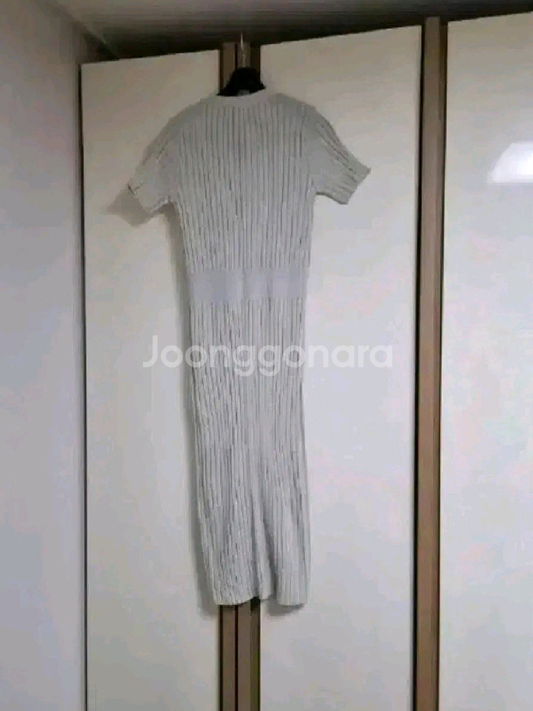 다크로맨스 골지 니트 원피스--11