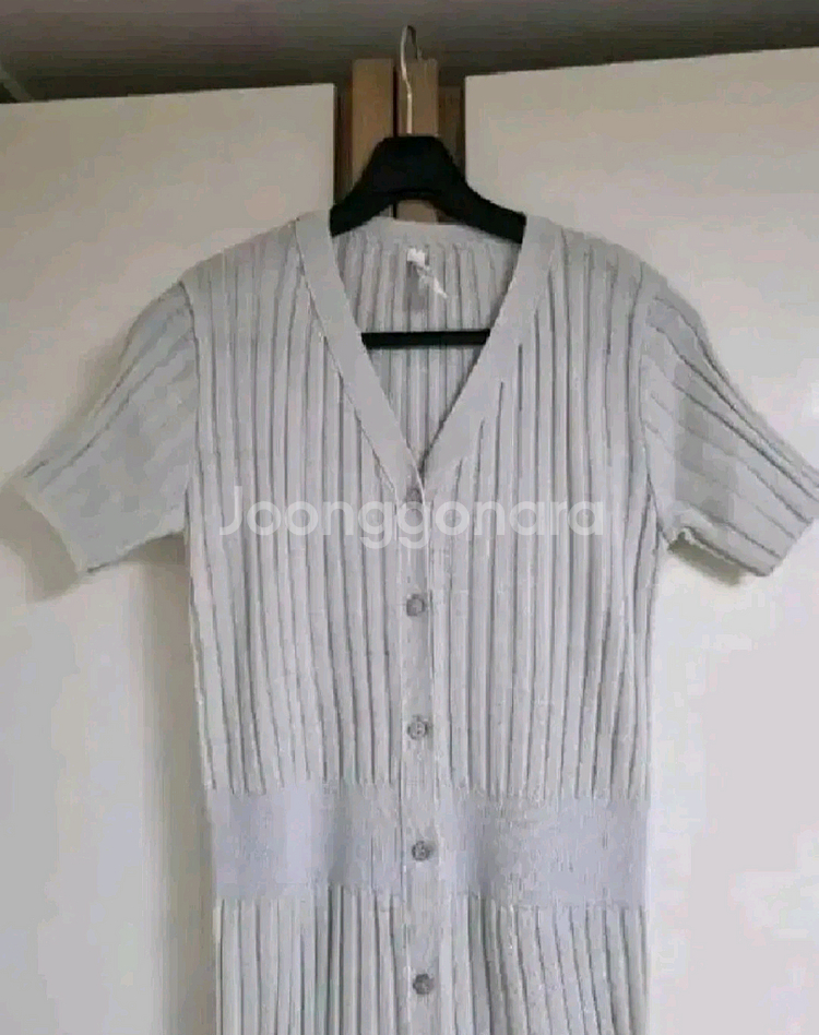 다크로맨스 골지 니트 원피스--9