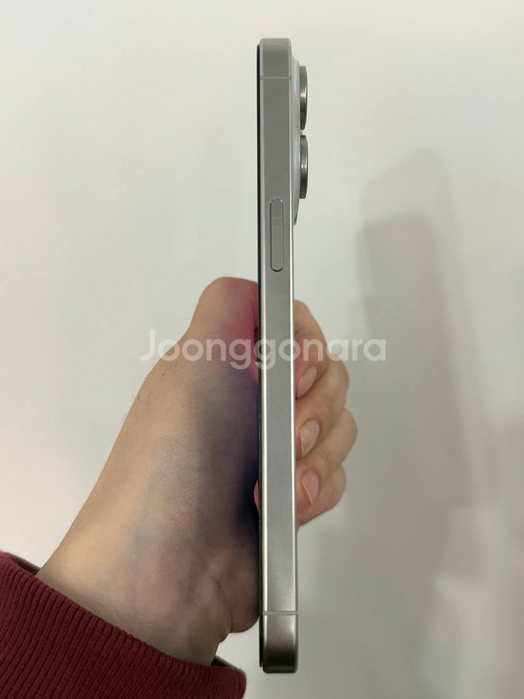 풀박스)아이폰15프로맥스 화이트 256GB/89%--5