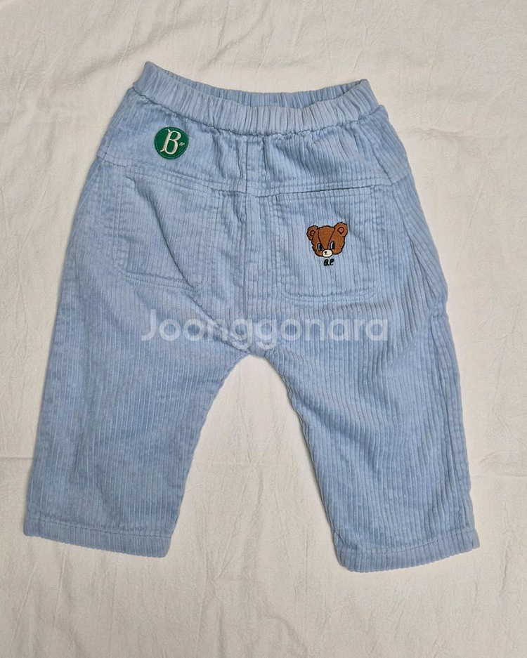 베베드피노 바바베어 코듀로이 바지 100사이즈 판매합니다--0
