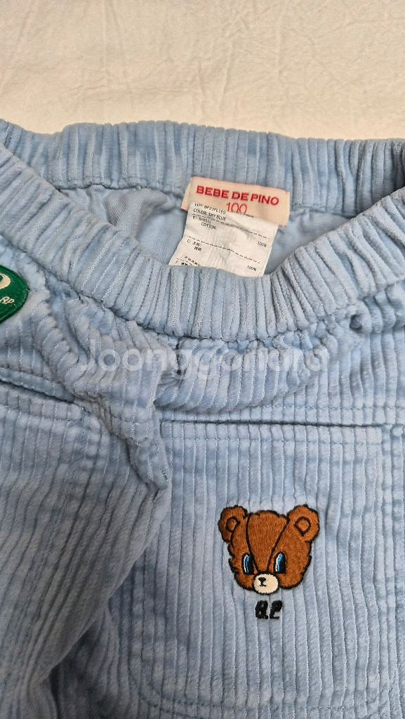 베베드피노 바바베어 코듀로이 바지 100사이즈 판매합니다--2