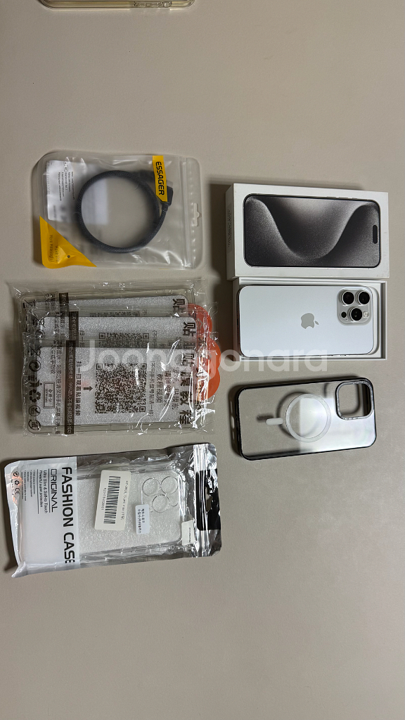 아이폰 15 프로 맥스 256 화이트 무음--0