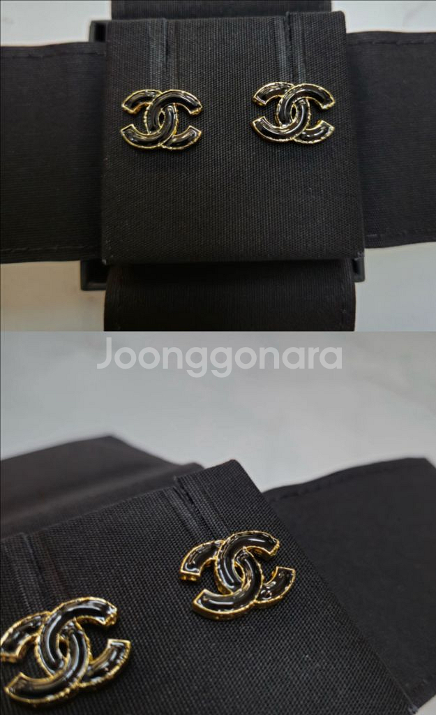 샤넬 CC 귀걸이 미개봉 선물가능--2