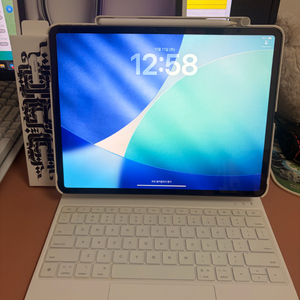 아이패드 에어 6세대 13인치 m2 128기가 풀박스+애펜프로+키보드