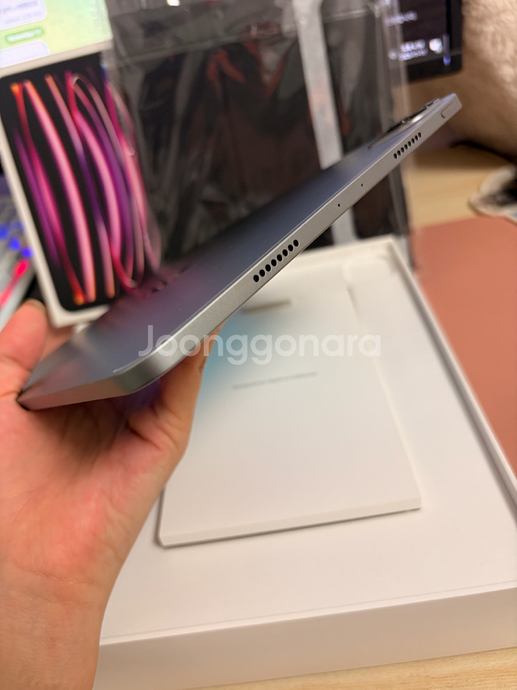 아이패드 프로 4세대 m2 11인치 256기가 스그 풀박스+애펜2--4