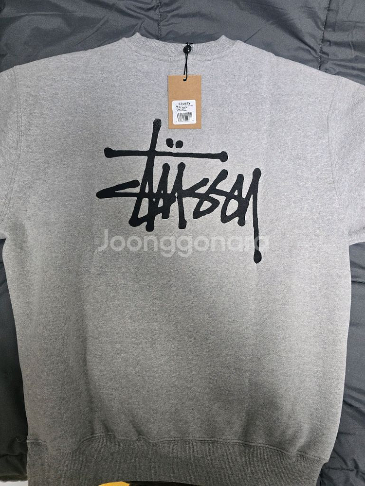 스투시 맨투맨 안감기모 새상품 L--2