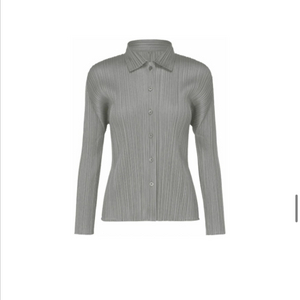 플리츠플리즈 베이직셔츠 그레이4(새상품)