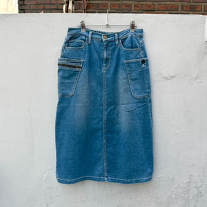 필드코어 유틸리티 워크 데님 스커트 청치마