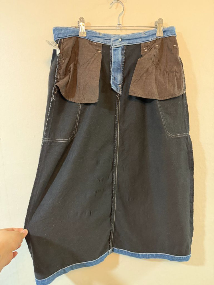 필드코어 유틸리티 워크 데님 스커트 청치마--11