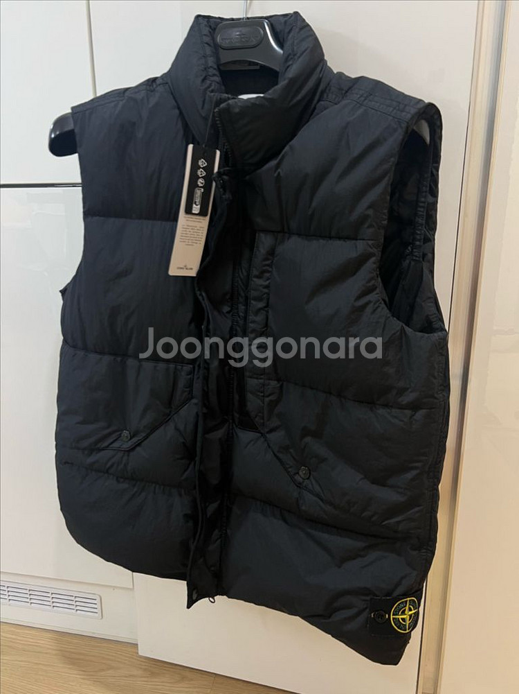 24fw 스톤아일랜드 크링클랩스패딩조끼 L (새상품급)--0