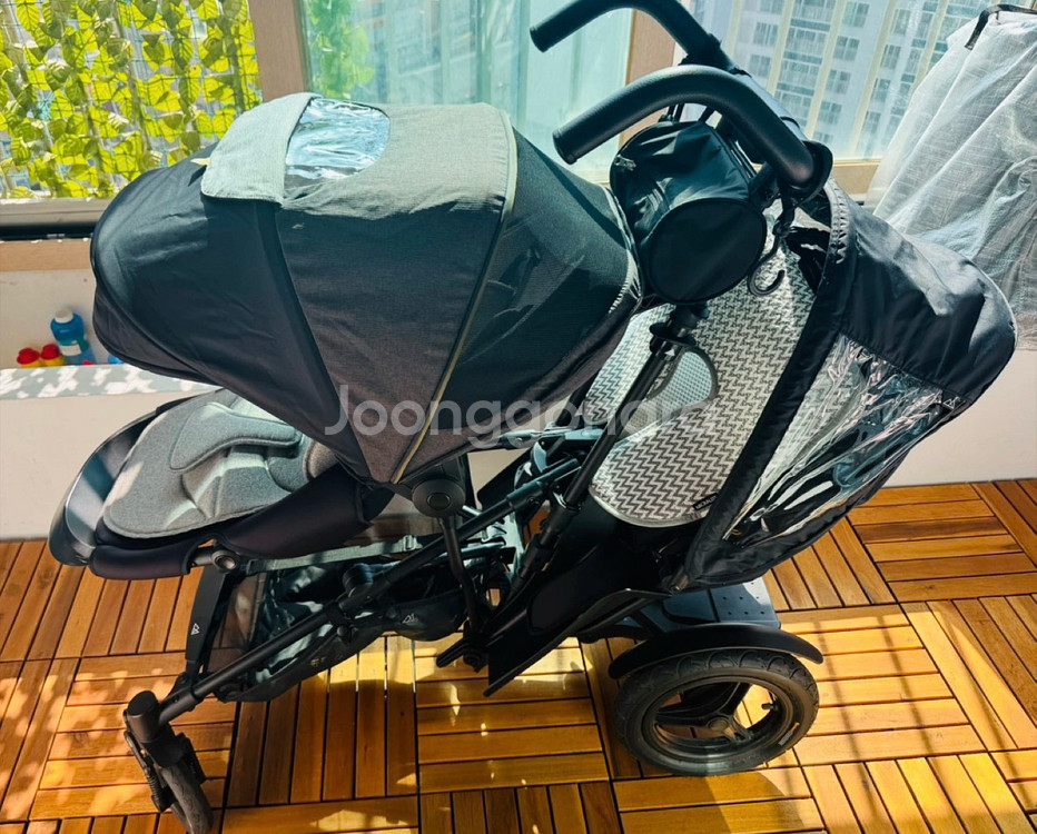 마이크라라이트 뉴투폴드 이인용 유모차--2