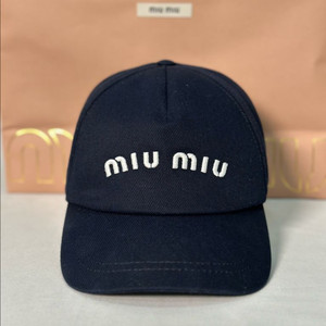 미우미우 드릴 베이스볼 볼캡 L