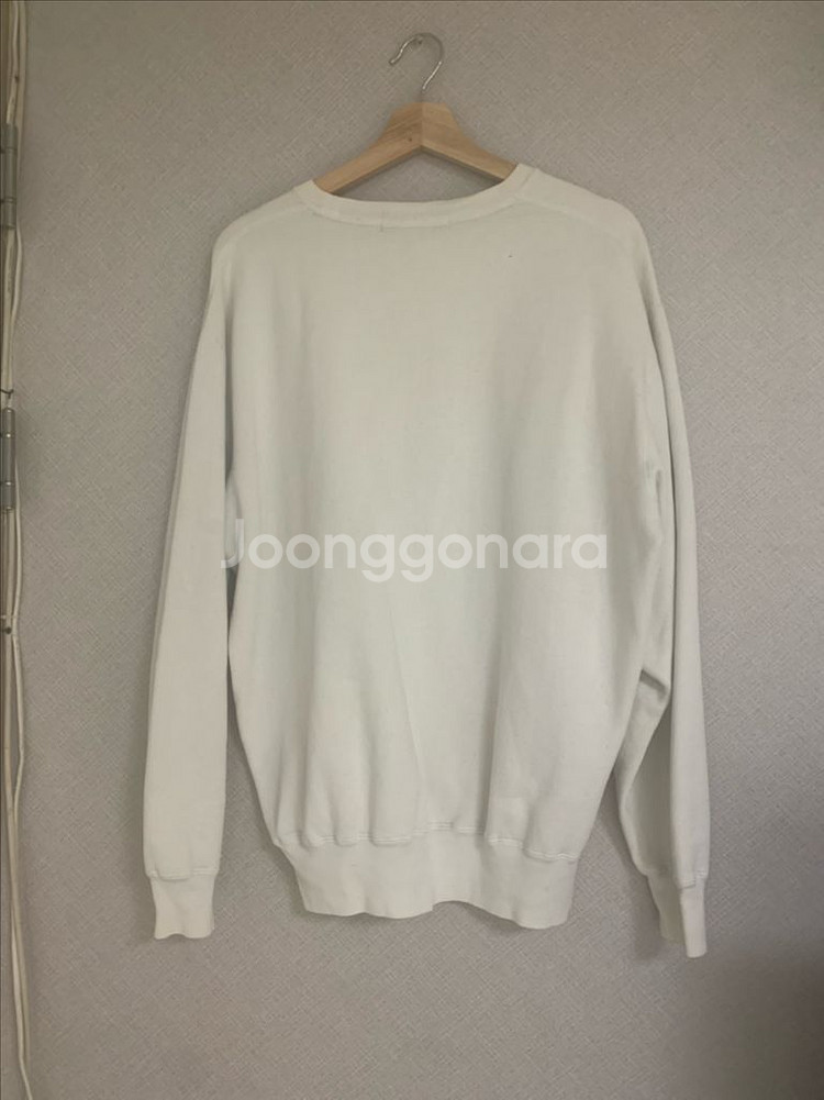 폴로 랄프로렌 아이보리 맨투맨 M--1