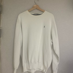 폴로 랄프로렌 아이보리 맨투맨 M