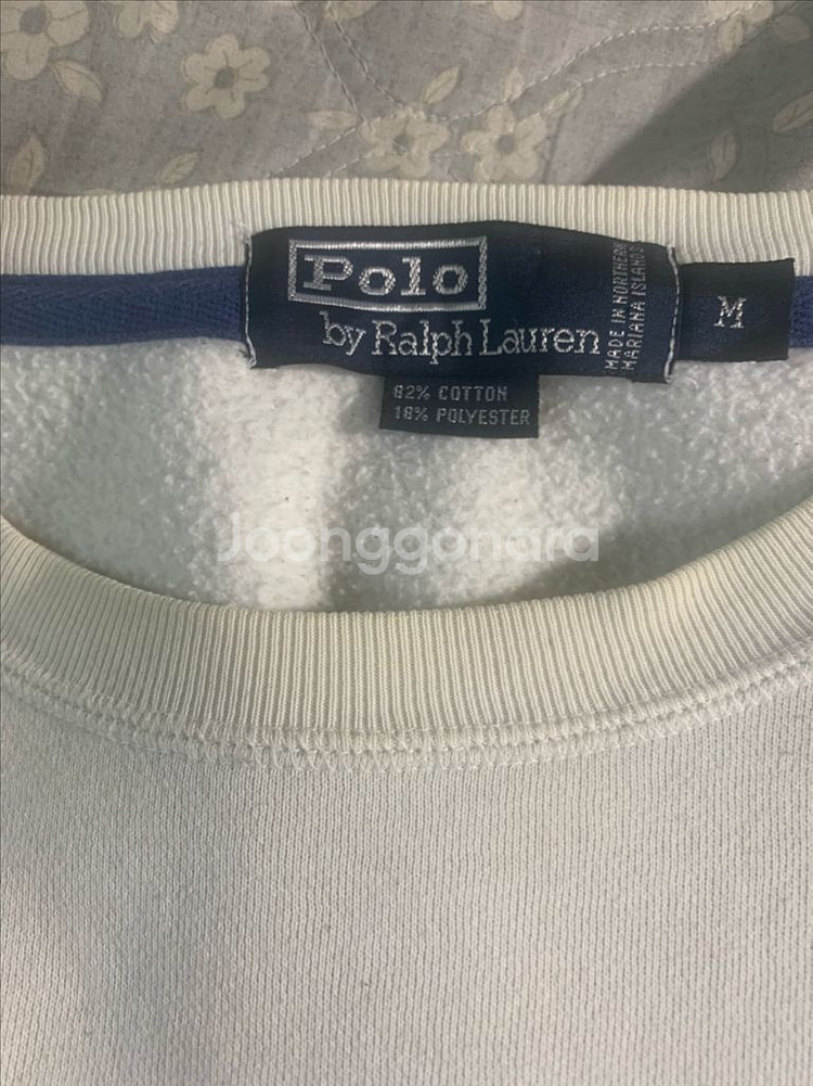 폴로 랄프로렌 아이보리 맨투맨 M--2