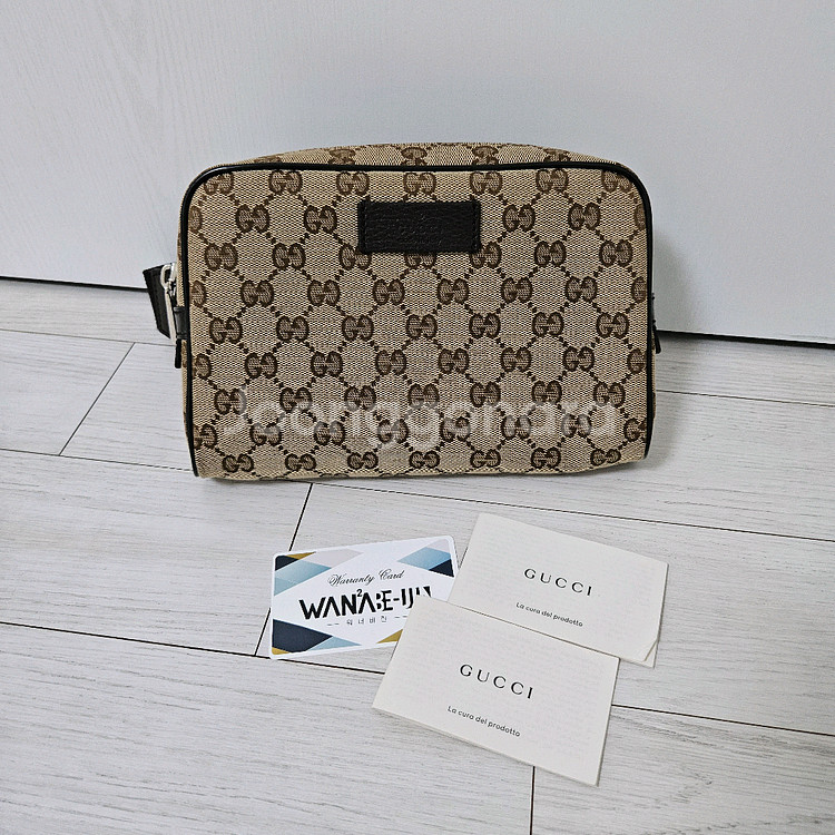 구찌 GG 캔버스 벨트백 크로스백 힙색 449174--0