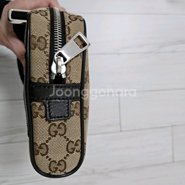 구찌 GG 캔버스 벨트백 크로스백 힙색 449174--4