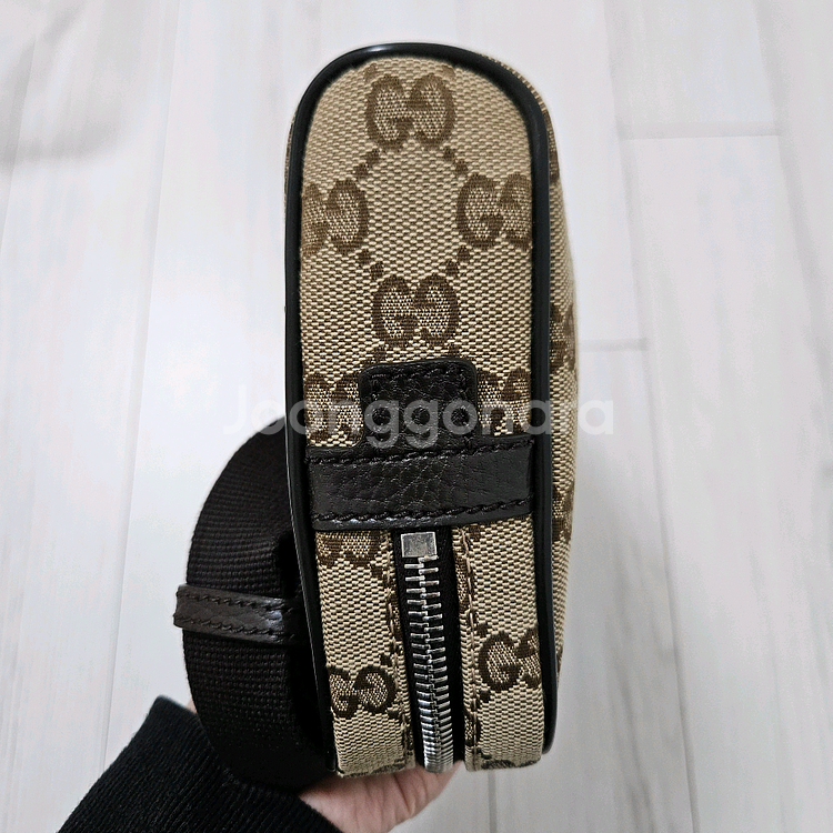 구찌 GG 캔버스 벨트백 크로스백 힙색 449174--5