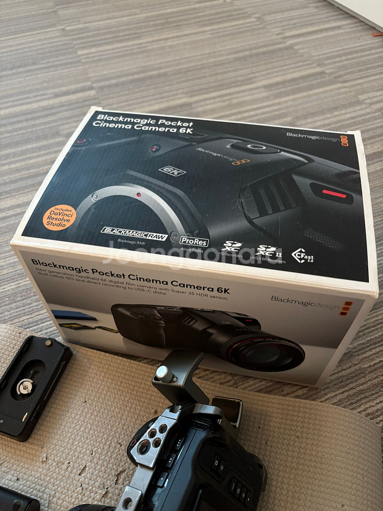 블랙매직 카메라 blackmagic 포켓 시네마 6K + 시그마 렌즈--0