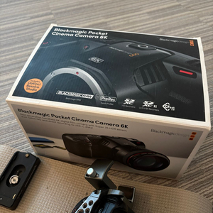블랙매직 카메라 blackmagic 포켓 시네마 6K + 시그마 렌즈