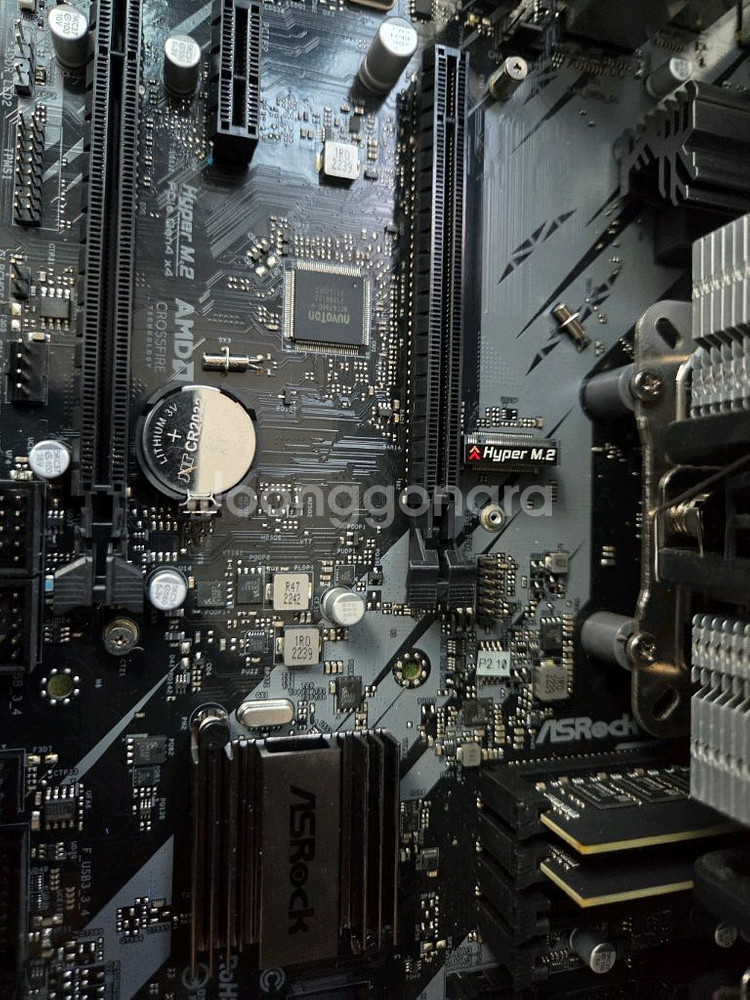 5950X 32gbX2 rc1800 B550m 보드셋--0