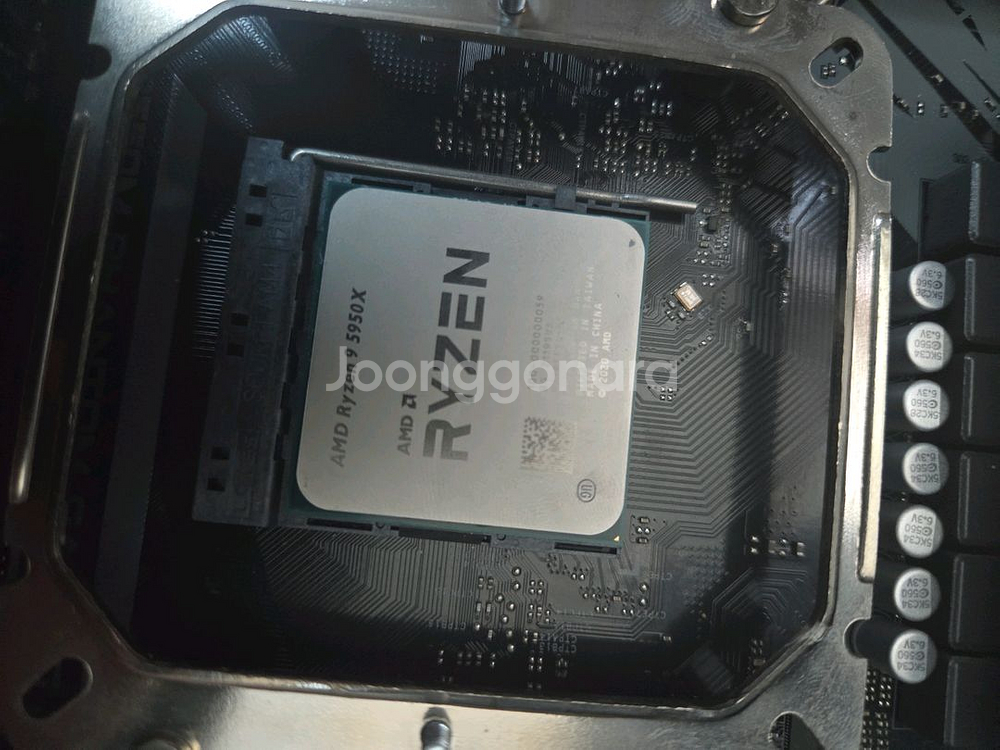 5950X 32gbX2 rc1800 B550m 보드셋--4