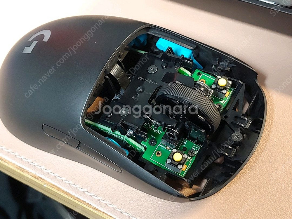 저소음(무소음) 개조된 무선 게이밍 마우스들 로지텍 지슈라, 페블, 레이저 오로치 V2, G304 수신기--0