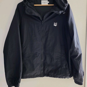 메종키츠네 윈드브레이커 블랙 점퍼 L 신품급(국내사이즈100)