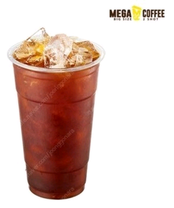 메가커피 아이스 아메리카노--0
