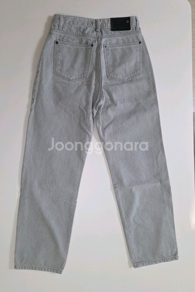 회색 기모 데님팬츠 26--1