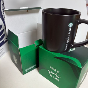 [새제품] 스타벅스 앳홈 블랙 카푸치노 머그 일괄