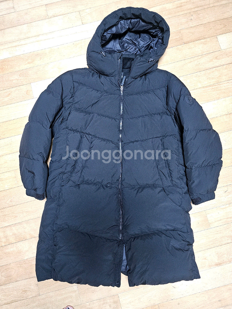 블랙야크키즈 블랙 오리 롱패딩 175팝니다--0