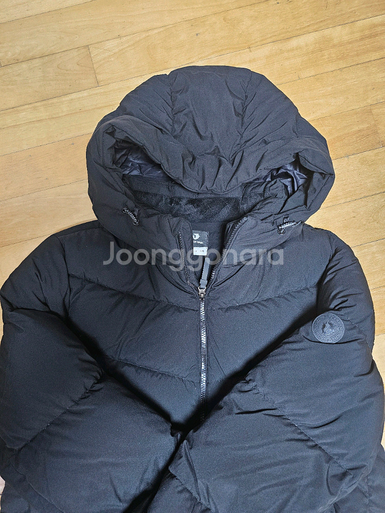 블랙야크키즈 블랙 오리 롱패딩 175팝니다--1