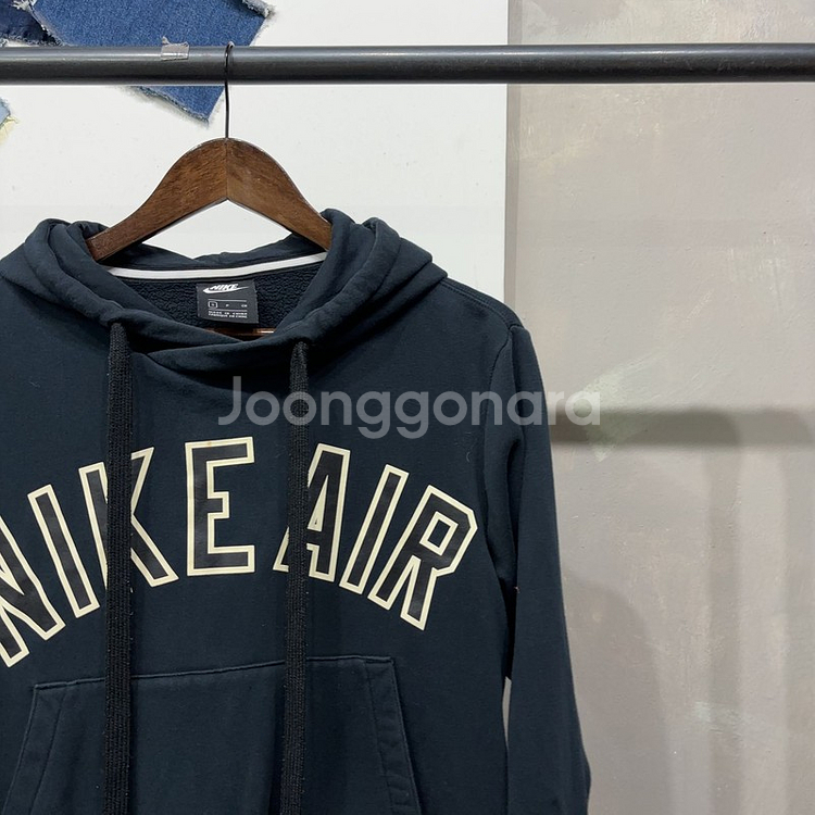 (90) 나이키AIR 스트릿 기모 프린팅 후드티--2