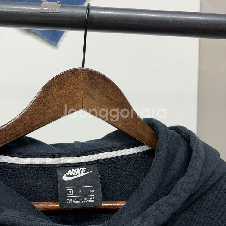 (90) 나이키AIR 스트릿 기모 프린팅 후드티--1