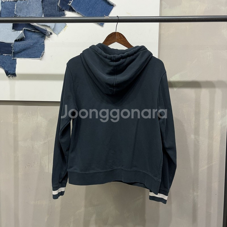 (90) 나이키AIR 스트릿 기모 프린팅 후드티--3