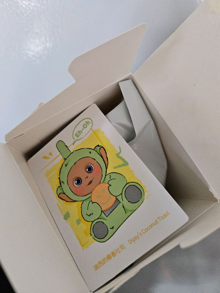 운포 팝마트 텔레토비 키링 뚜비 토스트 이미지