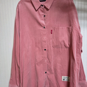 새상품 코듀로이 셔츠 핑크