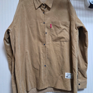 새상품 코듀로이 셔츠 베이지