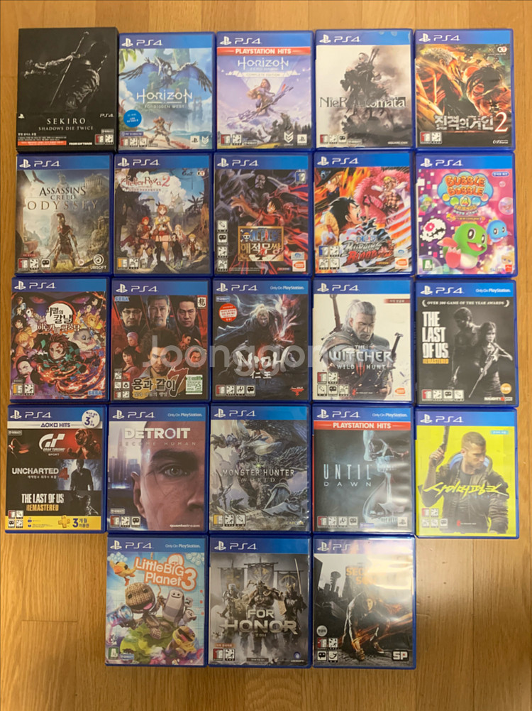 플스4, 플스5 엘든링, 호라이즌, 라오어, 드래곤볼, 철권 및 다수 게임 정리합니다.--1