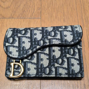 (정품) 디올 오블리크 로터스 새들 반지갑 카드지갑 여성 명품