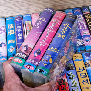 알라딘 1 2 3 디즈니 만화동산 비디오