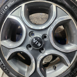 올뉴모닝 순정15인치 휠타이어 세트