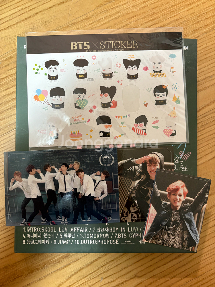 방탄소년단 BTS 개봉 앨범 (포카포함)--1