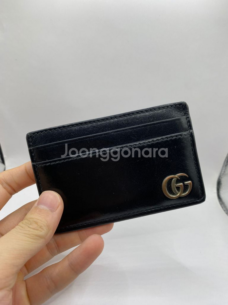 [영수증] 구찌 GG 마몬트 카드지갑 블랙--1