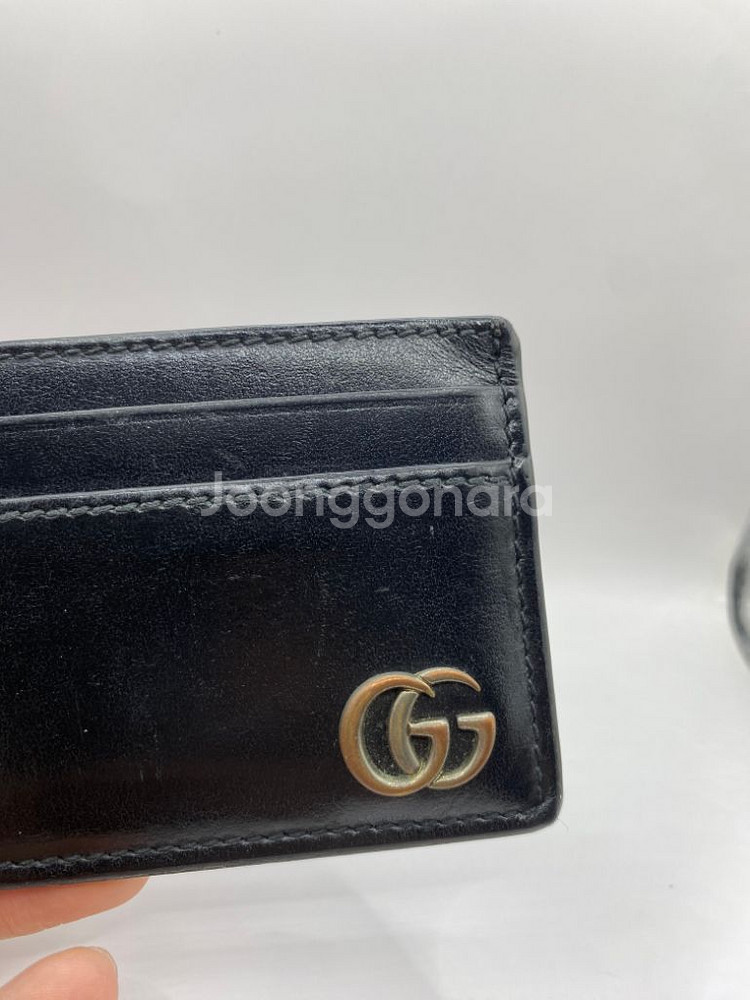 [영수증] 구찌 GG 마몬트 카드지갑 블랙--7