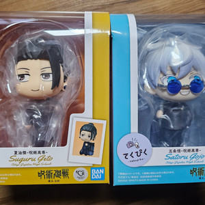 주술회전 회옥옥절 테쿠피쿠 고죠사토루 게토스구루 미니피규어 미개봉 새상품