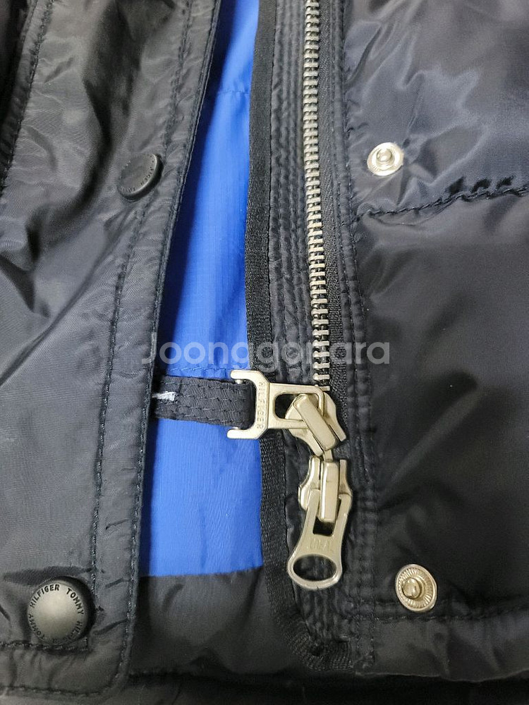 TOMMY HILFIGER 타미힐피거 여성 오리털 후드패딩--4